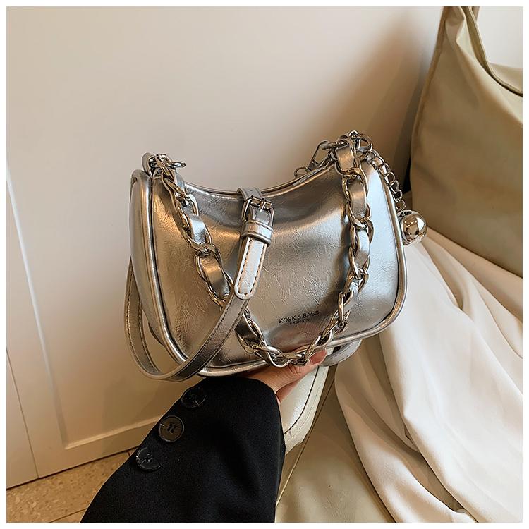 PU einfarbige Umhängetasche für Damen  Reißverschluss  Taschen  Geldbörse  Schultertasche  weich  elegant  hochwertig  modisch  trendig