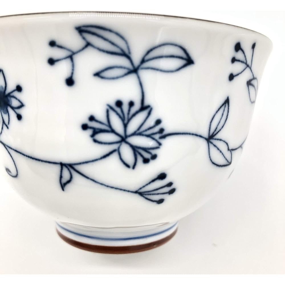 Nihon Tosai Line Aoi Tea Cup Set with Saucer Traditional Japanese Design