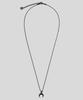 Armo Mini Crescent Necklace (Matte Black)
