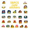 56 Fairy Tale Wind Forest Animal Hut Graffiti Stickers Cute Cartoon Decorative Stickers