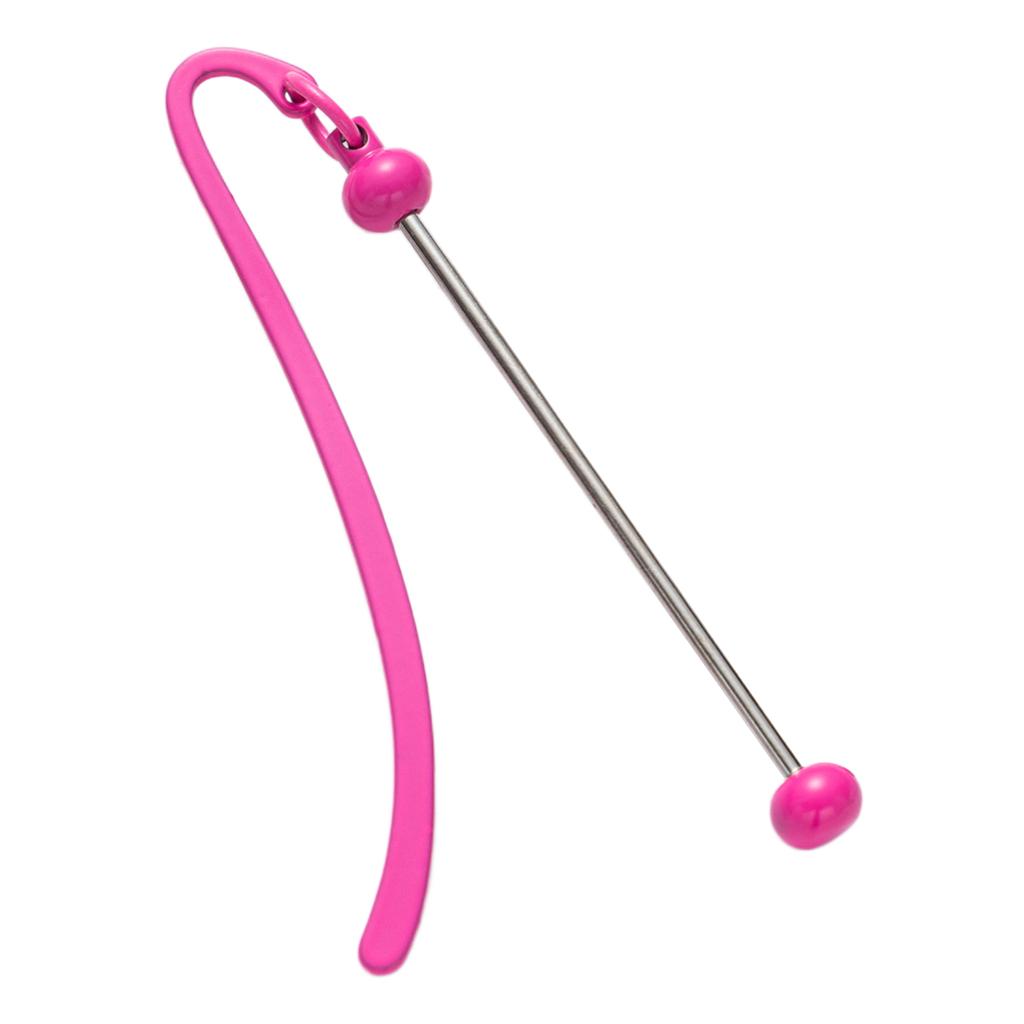 DIY Perlenanhänger Haken Lesezeichen Metall Lesezeichen mit langem Anhänger Lesezubehör Geschenk für Buchliebhaber Leseratte