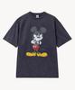 VTWO Fade Washed Hair Bangs _Mickey_ T-Shirt (Dark Navy)