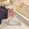 INS Silicone Phone Lanyard Strap Anti-Lost Cartoon Wrist Phone Strap Clouds Shape Expanded Phone Case Pendant Bag Charm