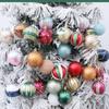 8pcs New 6cm Christmas Ball Pendant Electroplated Plastics Xmas Tree Charm DIY Christmas Supplies Christmas