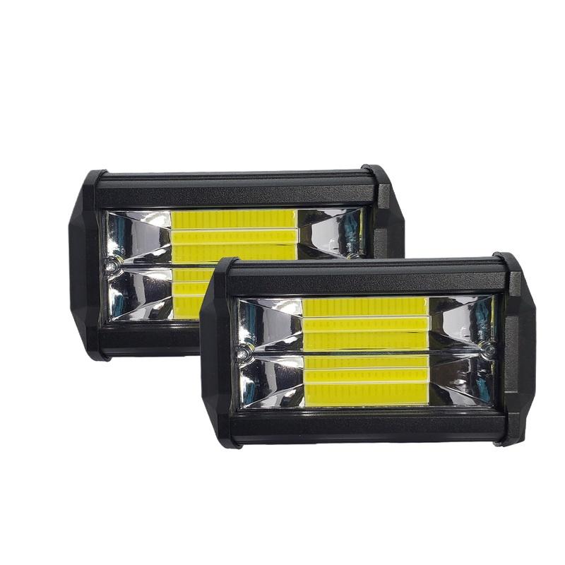 36W COB LED Lichtleiste für Offroad-LKW Frontstoßstange Kühlergrill Zusätzliche Nebelscheinwerfer mit dreifacher Linse