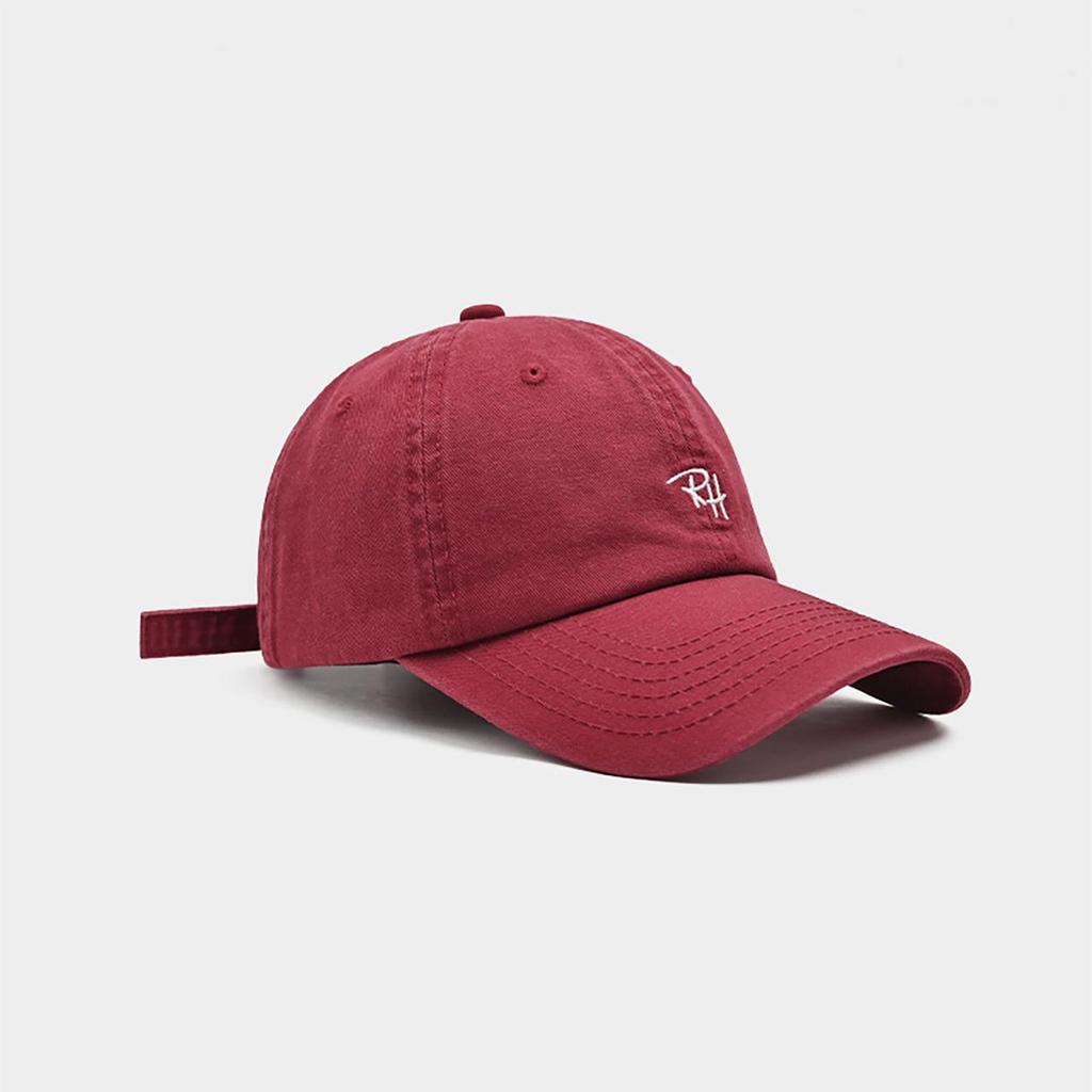 New Cotton Embroidery Letters Baseball Cap for Women Solid Color Adjustable Sunshade Hat Outdoor Hip Hop Sports Peaked Caps