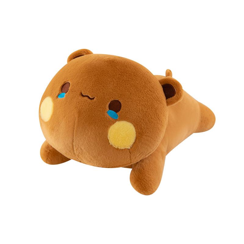 

New Cute Bubu Dudu Plush Toy Kawaii Anime Panda Plushie Throw Pillow Home Decor Sleeping Companion Doll for Adults Gifts коричневый