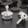 Rust Resistant Steel 1/4in Threaded Knob Screw Adapter For Effortless Hand Tightening Of Photography Accessories