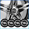 4CS 56mm 60mm Dekielki do felg samochodowych Nakładki na piasty Emblemat Naklejka 3D Do Opel crosa d astra h insignia astra j zafira b mokkaastra vivaro astra g