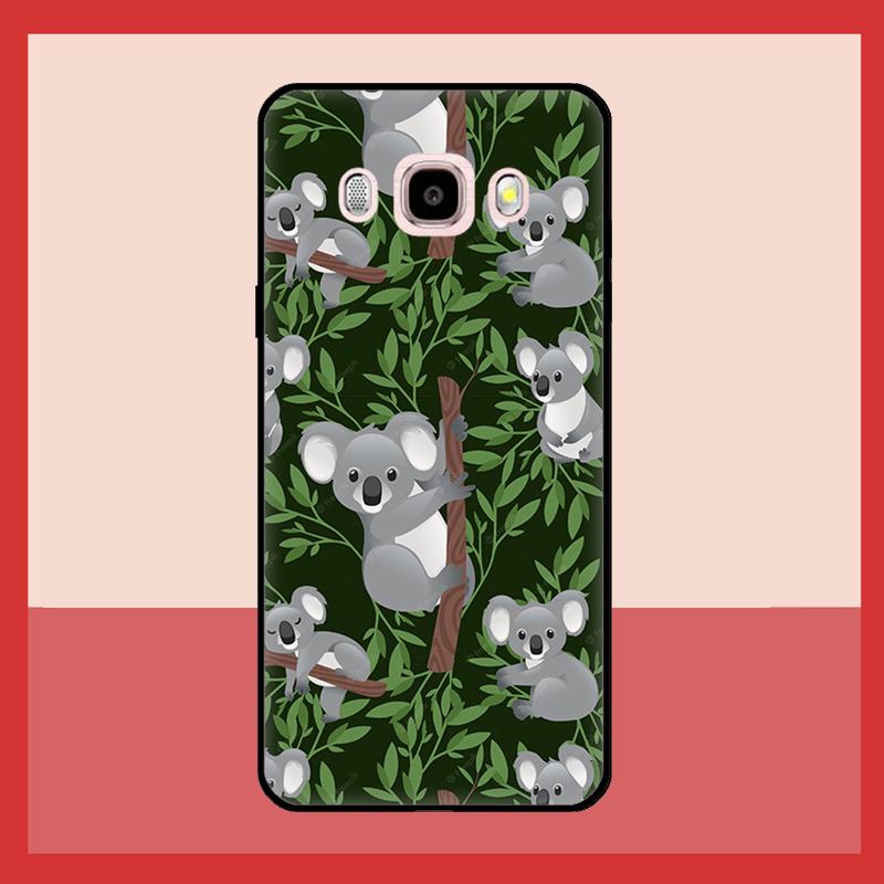 Cartoon Painting Animal Koala Case For Samsung Galaxy J6 J4 Plus A6 A7 A8 A9 J8 2018 J3 J5 J7 2017 J1 A3 A5 2016 Cover