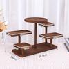 Solid Wood Tiered Display Stand for Jewelry, Ornaments, Snacks & Succulents