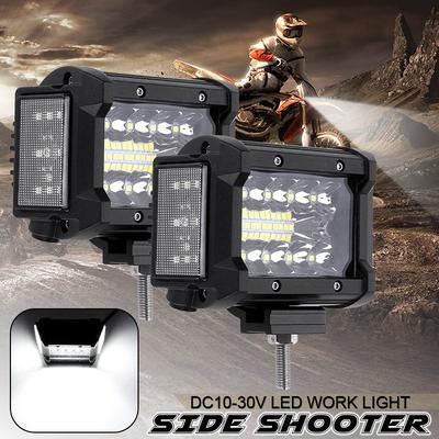 3.5 Inches LED Work Light 24V 12V Side Luminous Light Bar Car Offroad Driving Light For 4x4 Trucks Off-road Vehicles 108W