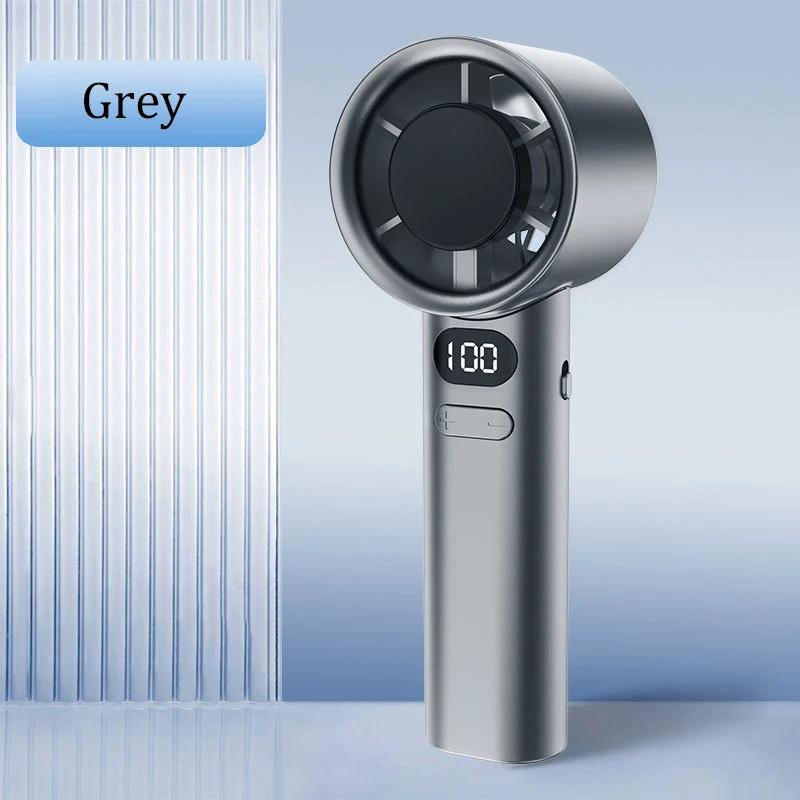 New Mini Handheld Fan 120 Speed Portable Desktop Fans Instant Cooling with Ice Mode Rechargeable Stylish Fan for Women