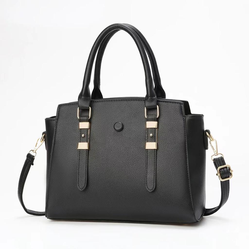 Stylish Pu Handbag For Women Trendy New Season Casual Tote Bag With Chain Design