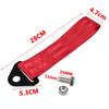 MUTEKI Belt Type Tow Hook Towing Strap with Bolt High