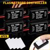 4x Strobe Flash Controller Flasher Box Module for LED Brake Tail Stop Light Lamp