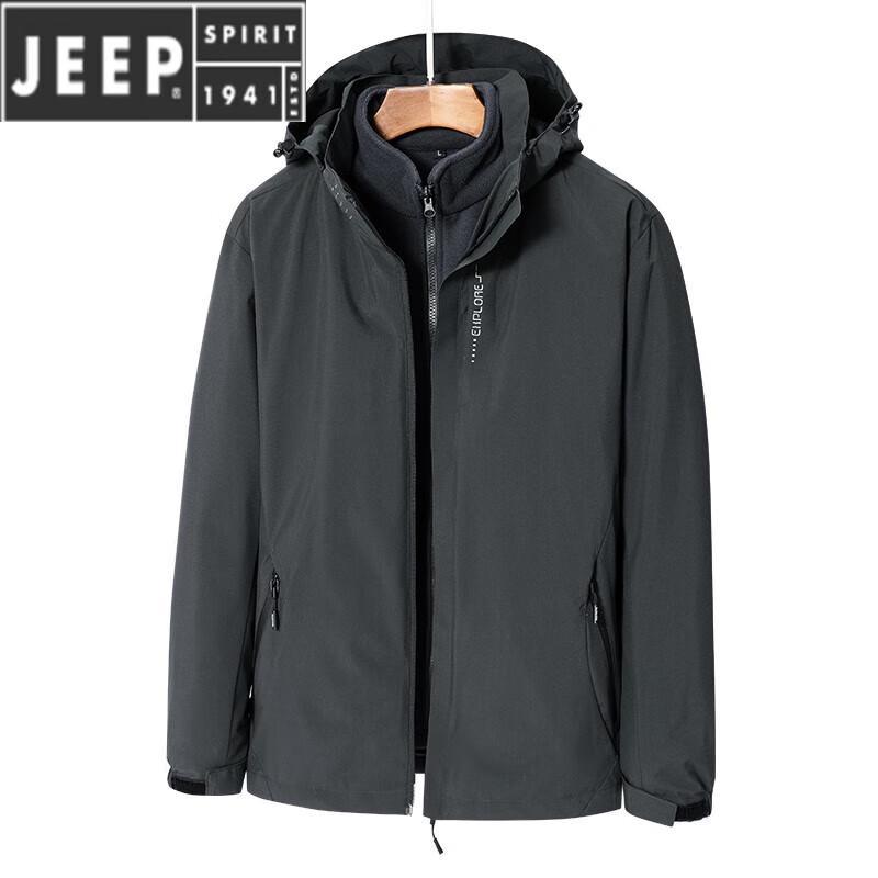 JEEP SPIRIT Men's 3-in-1 Hooded Jacket