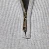 Men’s Euro Fit Half Zip Stand Collar Knit Sweater