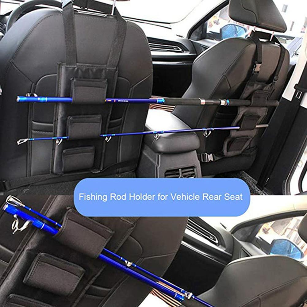 1 Peça/2 Peças Suporte para Vara de Pesca Interno Portátil Universal Segura 3 Varas Transportador de Varas de Pesca para Veículo Carro Barco SUV Station Wagons
