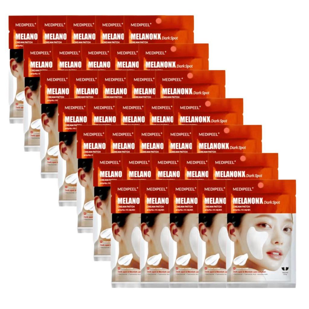 MEDI-PEEL Melanon X Blemish Cream Maska w plastrach 1 para (2 arkusze · 3,5 g) /  Krem na niedoskonałości pod oczy 20ml (11 Opcje)