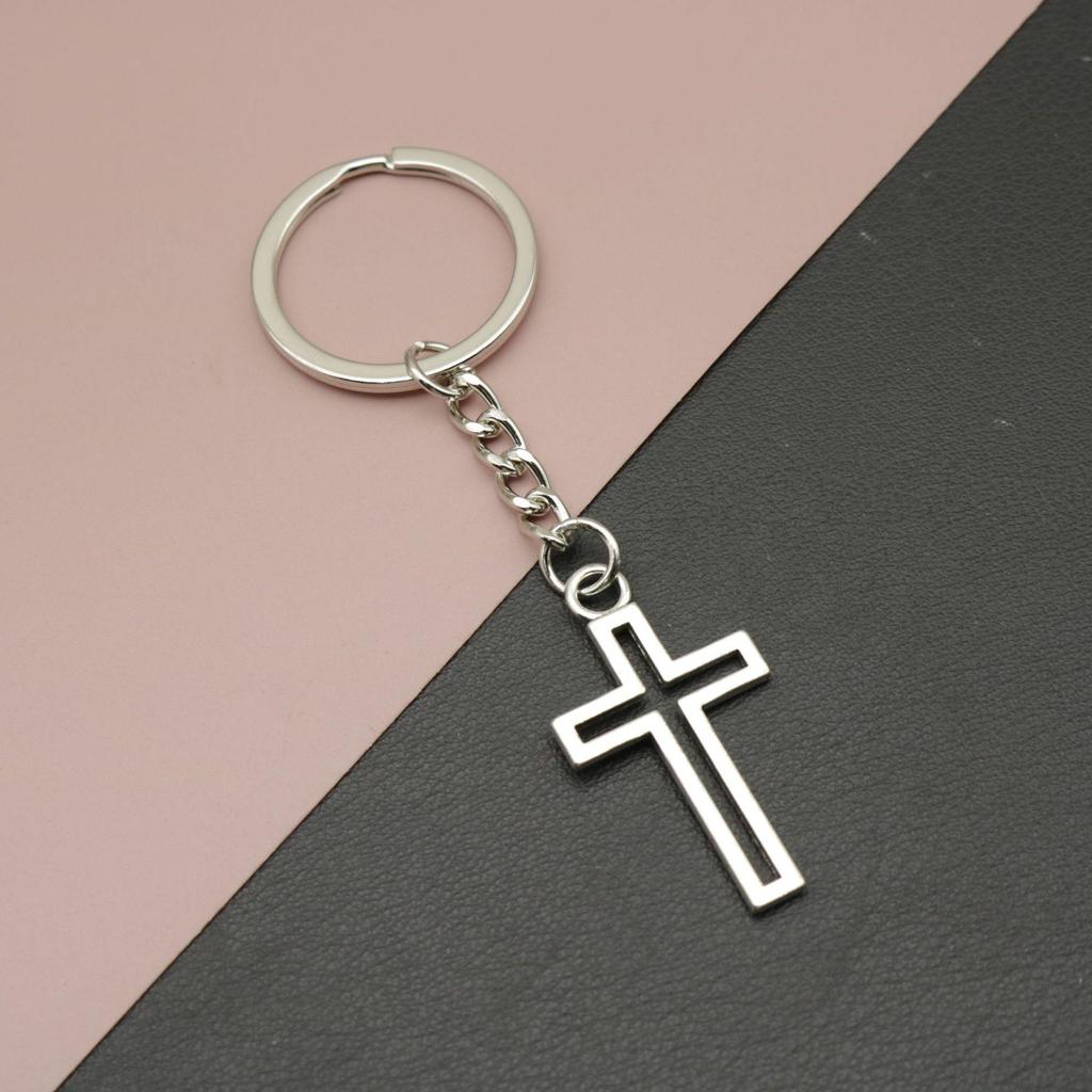Hot Selling Simple Cross Keychain Pendant