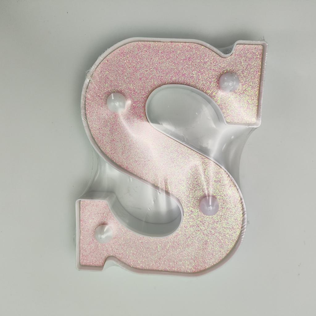 1pc Vibrant LED Lighting Letter - Battery Powered,Dimmable for Bedroom, Birthday Party, Wedding, Home, Christmas, and Eid Al-Adha Mubarak Decorations