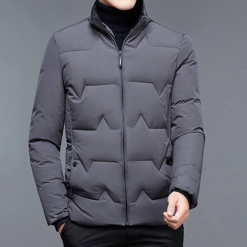 Men s Winter Stand Collar Cotton Jacket - Warm, Thickened, Casual Outerwear for All Ages L