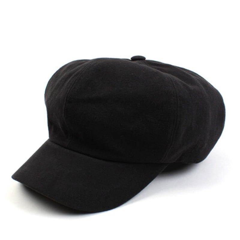 Universal chemistry Black Low Washing Newsboy Cap