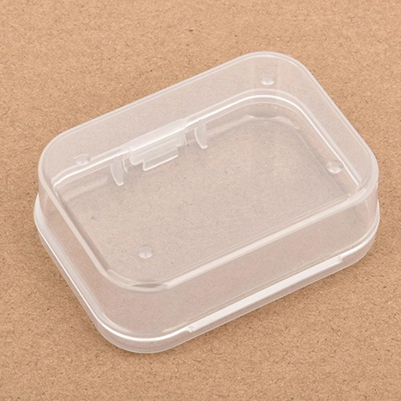Plastic Box Transparent Jewelry Organizer Sample Box Small Tool Storage Box Nail Enhancement Tool Box Mobile Phone Repair Case