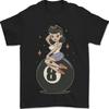 8Ball Pinup Pool Unisexs TShirt 100 Cotton