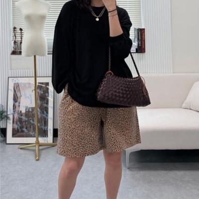 Dabimong Banded Half Pants Wild Leopard 6688
