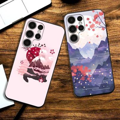 Schöne Illustrationen Handyhülle Für Samsung S24 25 23 22 21 20 Plus Ultra 5G Lite Stoßfeste Hülle