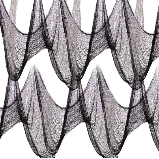 5 ks halloweenská pavučina odolná proti roztržení strašidelná realistická závěsná pavučina pro halloweenskou výzdobu strašidelného domu