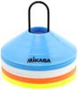 MIKASA Marker Cones, 40-piece Set (10 Each of Orange, White, Yellow, and Blue) CO40-MINI