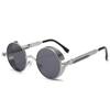 Round Steampunk Sunglasses Men Retro Sun Glasses Women Uv400 Vintage Metal Eyewear Brand Designer
