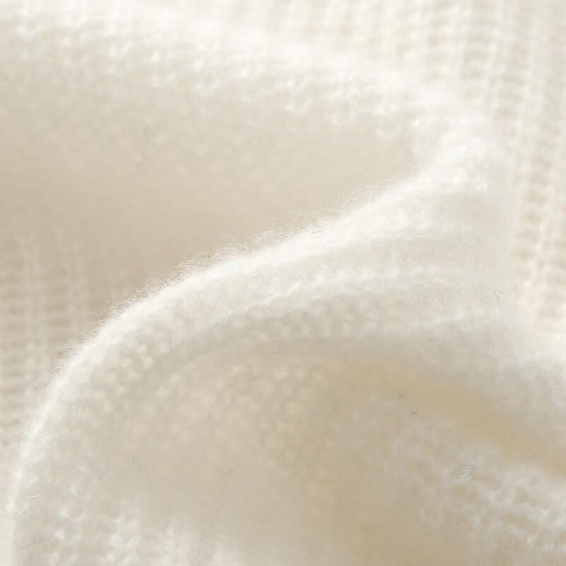 Kemeng Boka Women's Loose Fit Cashmere Lapel Sweater
