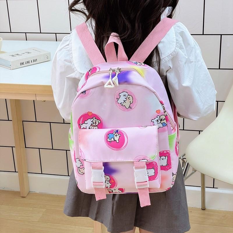 Dog Cute Maltese Cartoon Patterned Children Backpack For Boys And Use Girls