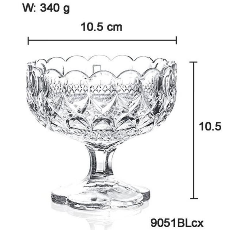 

High-Foot Glass Dessert Bowl 10.5CM