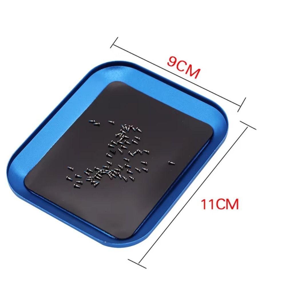 2PCS Multipurpose Magnetic Screw Tray Plate Aluminum Zinc Zinc Alloy Screws Disk Storage Plate  Automotive