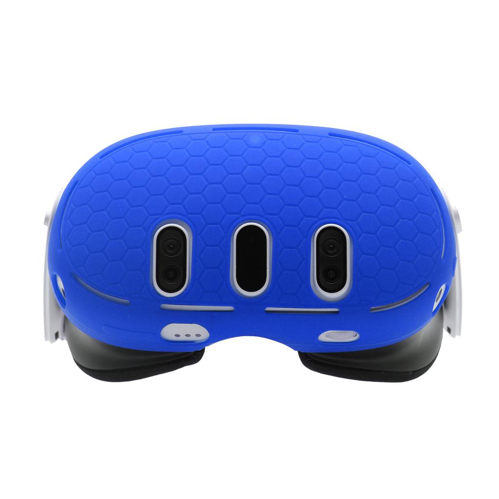 Silicone Protective Cover for Meta Quest 3 VR Headset Protection with Two Side Protective Shell