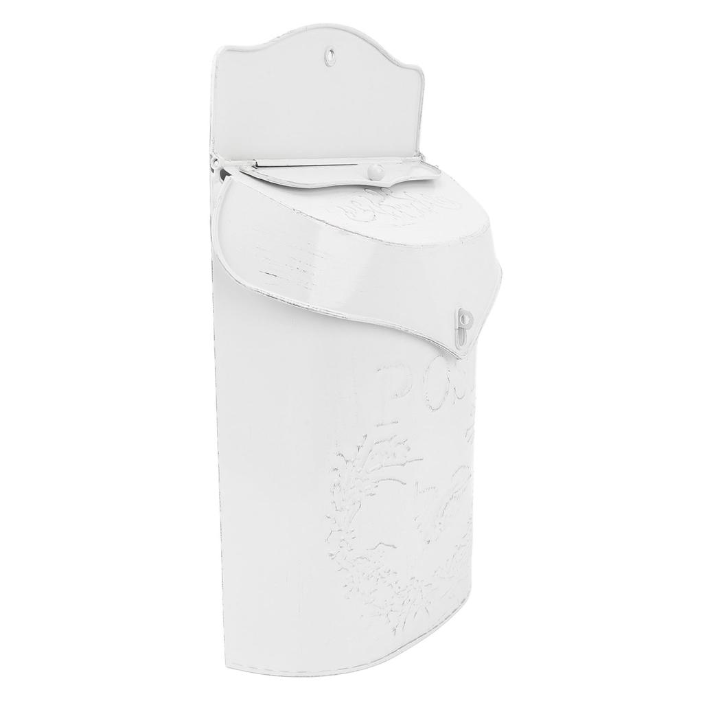 Wall Mount Letter Box Metal Bird Pattern Large Capacity Water Proof Wall Mounted Retro Mail Box for