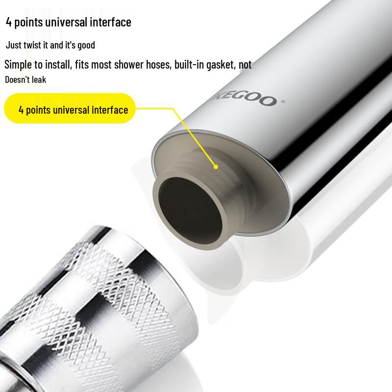 KEGOO 5-Function Handheld Shower Head Kit