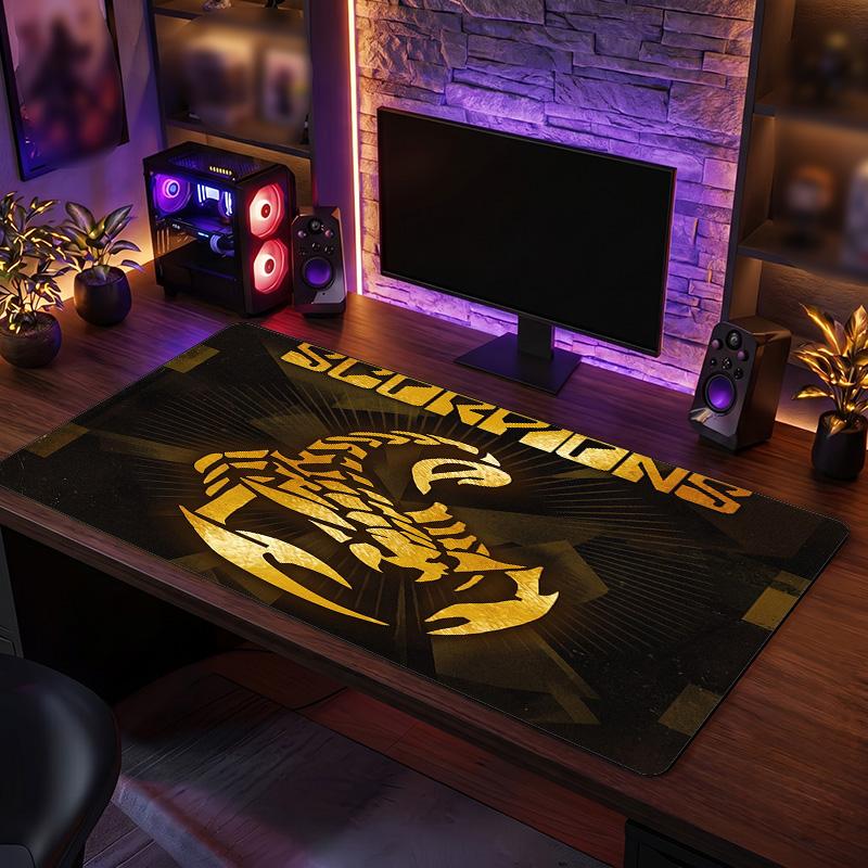Scorpions Print Large Mouse Pad Smooth Surface Anti?Slip Desk Mat For Gaming Office Laptop Decoration