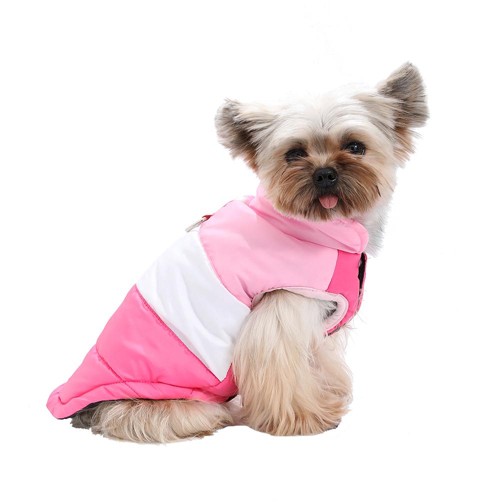 Dog Jacket Winter Windproof Warm Coat With D-Ring For Small Medium Dog Cat Puppy Yorkshire Chihuahua Pug Waterproof Pet Costume