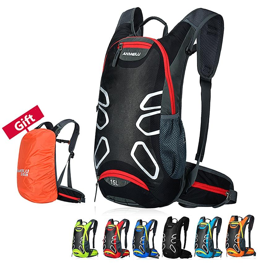 Cheap Bicycle Backpack With Rain Cover Water Bag 15l Cycling Backpack