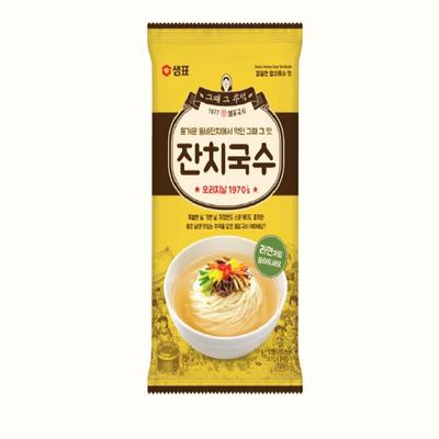 Sempio Anchovy Soup Thin Noodle 101g X 4P