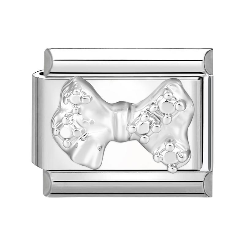 Y2K Heart Bow Knot Star Moon Butterfly Zircon Daisy Cross Italian Charm Links Fit 9mm Stainless Steel Bracelet DIY Making Gifts