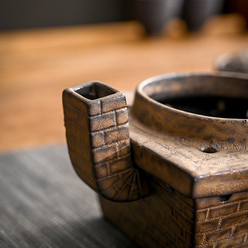 Coarse Pottery Roasted Tea Stove Incense Burner Outdoor Antique Candle Heating Baking Tea Wake Up Tea Titian Tea Burner Small Stove Indoor