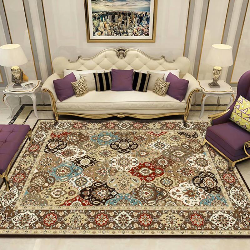 New Chinese Carpet Living Room Coffee Table Sofa Large Area Cushion Bedroom Study Bed Non-slip Blanket Modern Rectangular Carpet