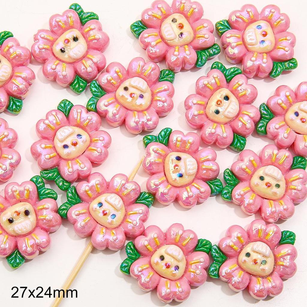 Harzperlen-Anhänger-Charms für Schmuckzubehör, DIY-Halskette, Armband-Zubehör